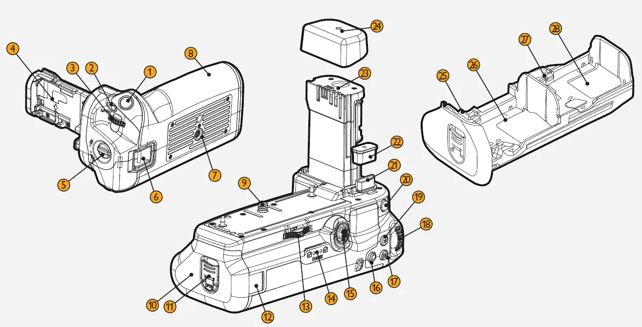 VELLO BG-C20 Battery Grip 1