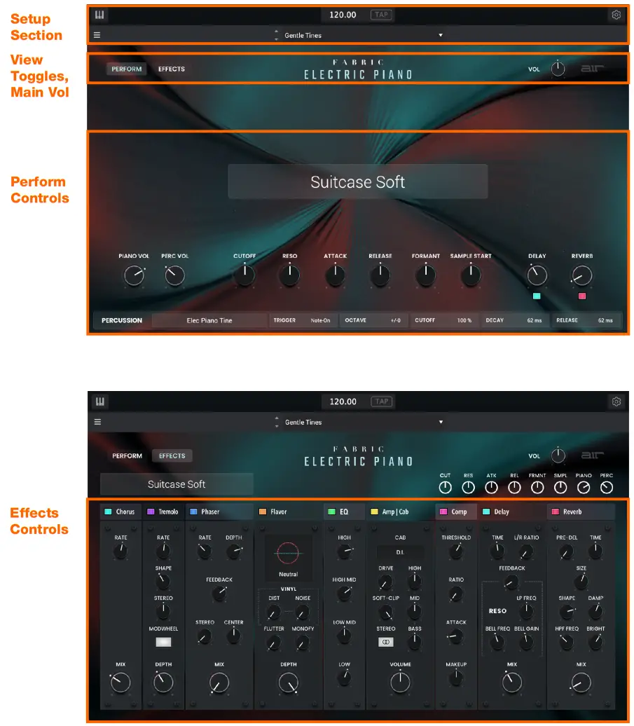 air Fabric Electric Piano - Overview