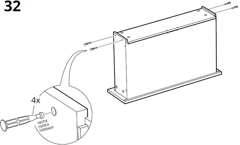 IKEA VIHALS Sideboard 48