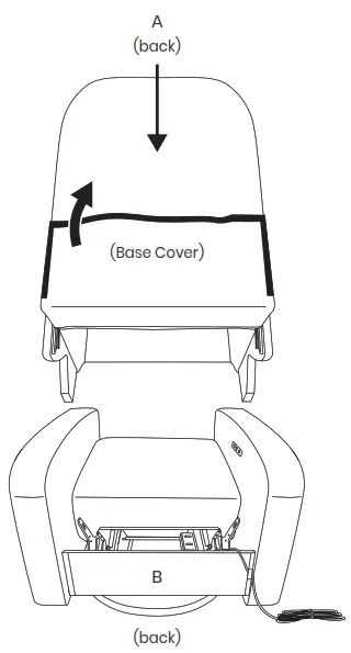 ubabub M23688 Arc Glider Recliner with Electronic Control and USB - Assembly
