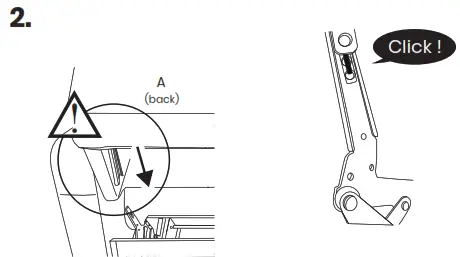 ubabub M23688 Arc Glider Recliner with Electronic Control and USB - Assembly3