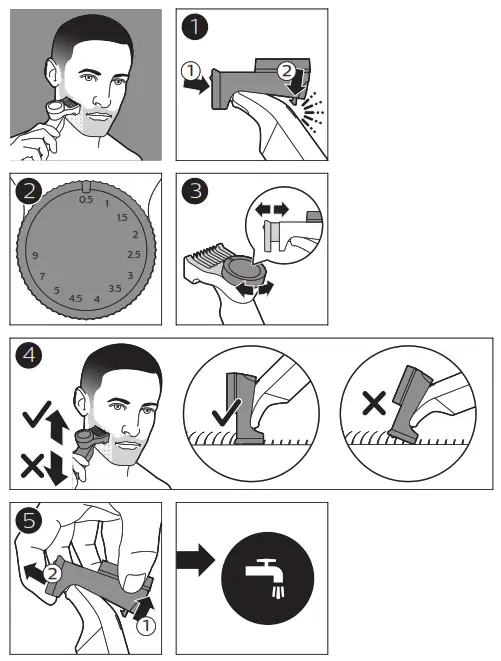 PHILIPS QP6530 OneBlade Pro Trimmer - Figure4