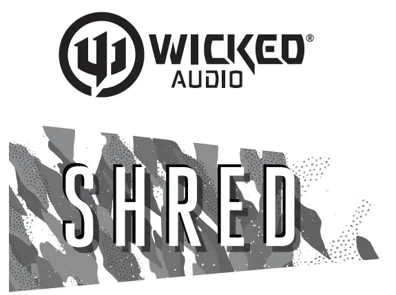 Wicked Audio SHRED Wireless Earbuds