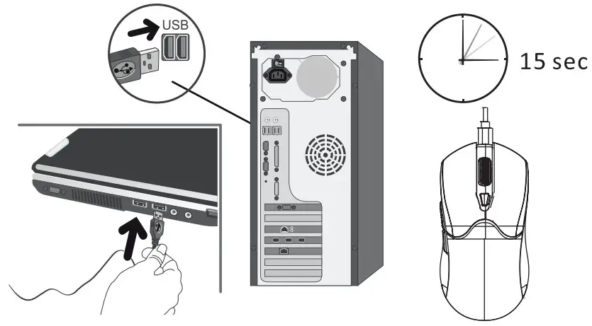 CANYON GAMING GM-211 Accepter Gaming Mouse - fig 2