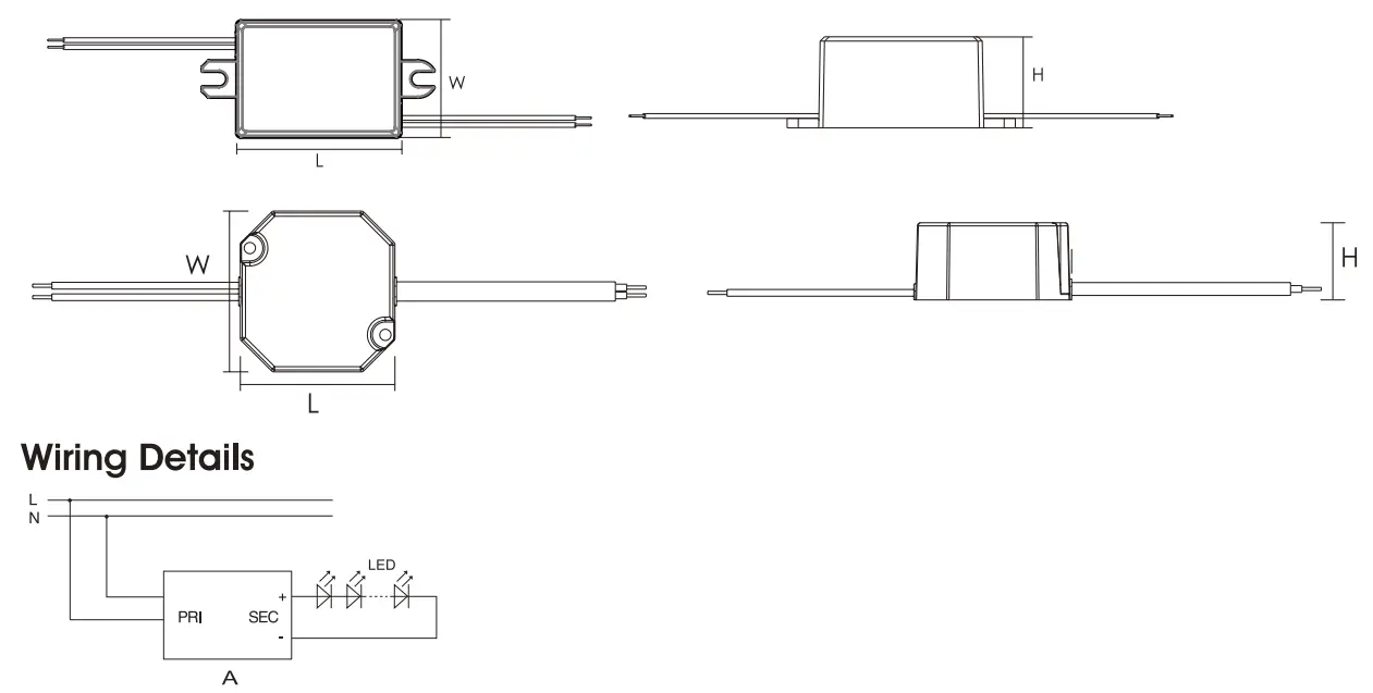 HALCYON DRMACC350 Non Dimmable LED Driver