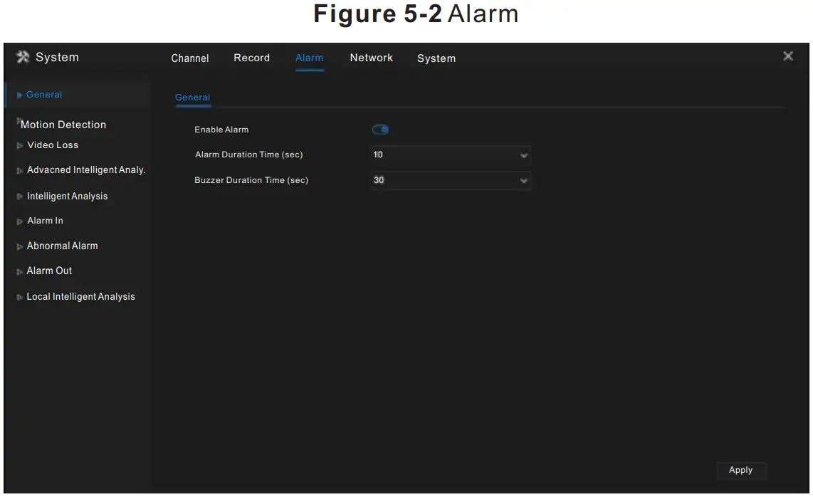 SUNELL SN-NVR3932E4 P16-J 4HDD PoE Network Video Recorder - Alarm