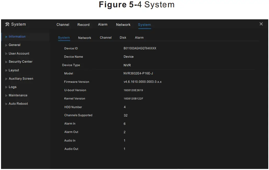 SUNELL SN-NVR3932E4 P16-J 4HDD PoE Network Video Recorder - System