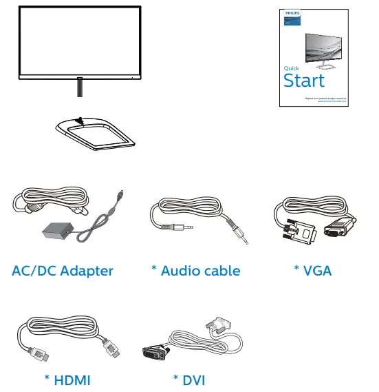PHILIPS 226E9QDSB-11 E Line LED Display - Led