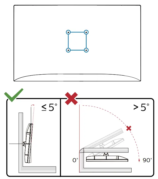 PHILIPS 226E9QDSB-11 E Line LED Display - Mounting 4