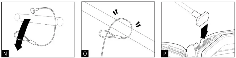 Using the Steel Security Cable