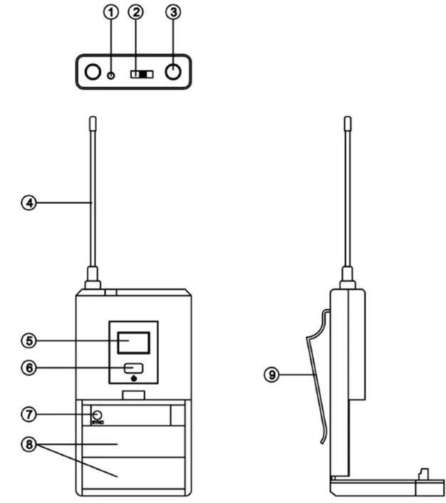 NVS Serise Wireless Microphone Set - Portable