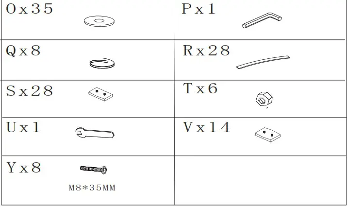 Unbranded MG811 1 Full Metal and Wood Frame Platform Bed - Product Overview 2