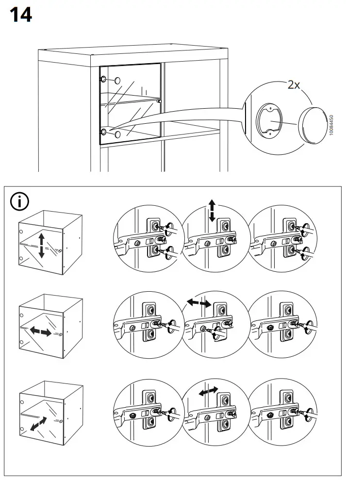 IKEA KALLAX Glass Door Cabinet - fig 10