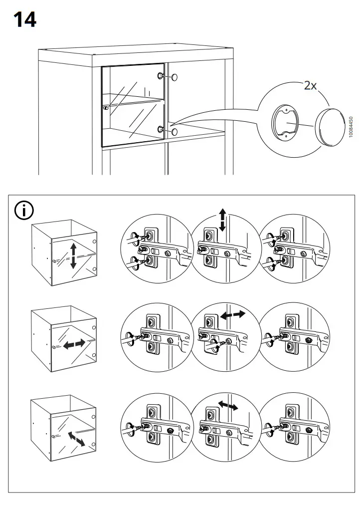 IKEA KALLAX Glass Door Cabinet - fig 18