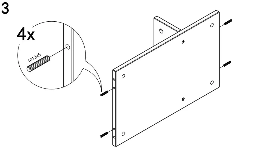 IKEA SÖRUDDEN Bedside Table Bamboo 50x30 Cm - overview 5