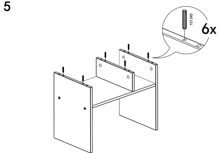 IKEA SÖRUDDEN Bedside Table Bamboo 50x30 Cm - overview 7