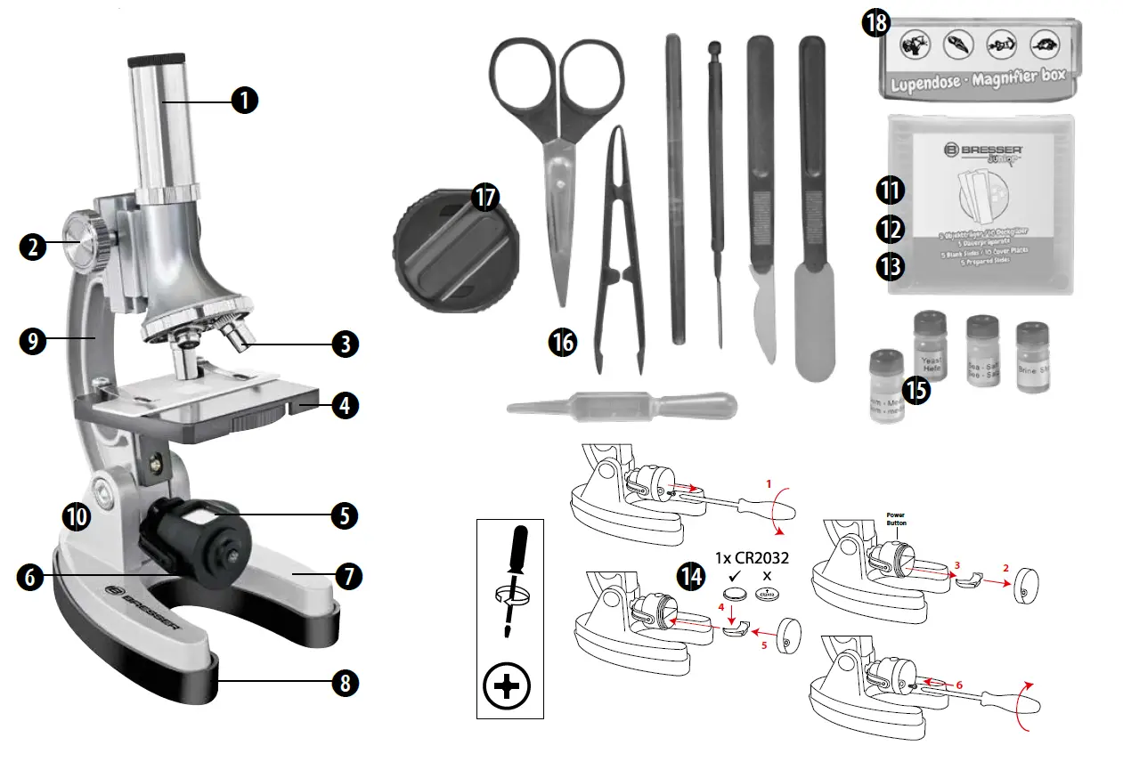 BRESSER-Biotar-300x-1200x-Microscope-FIG-2