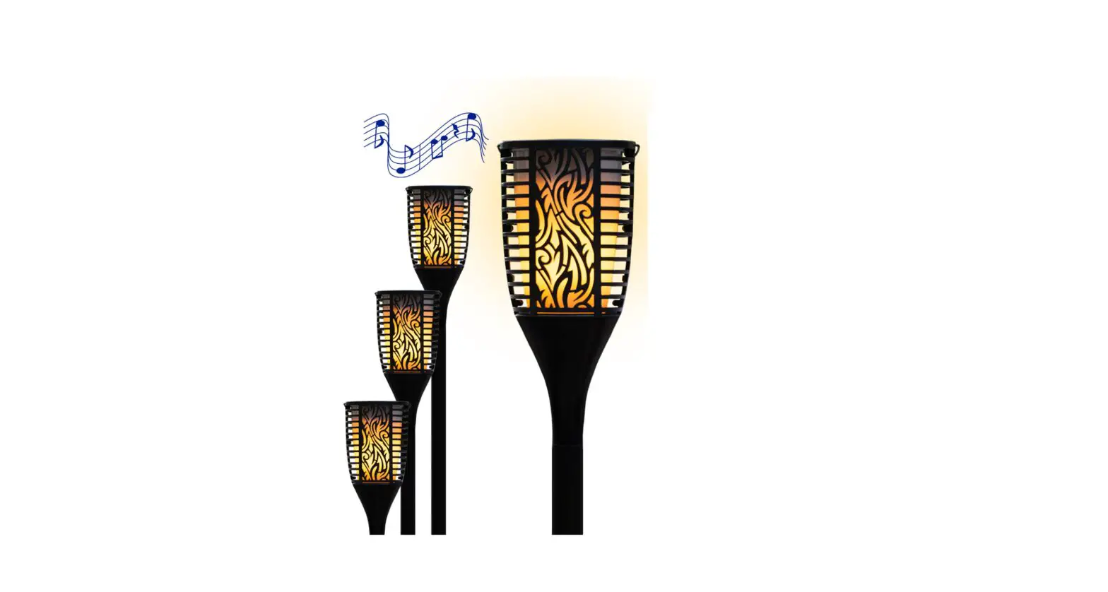 Goldwood Bluetooth Weather Resistant Tiki Torch Bluetooth Speaker User Manual