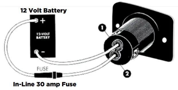 Scotty 1116 Depthpower Electric Downrigger - Wiring