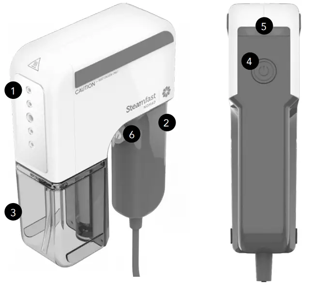 Steamfast SF1-1001 Nomad Handheld Travel Garment Steamer - Fig 1