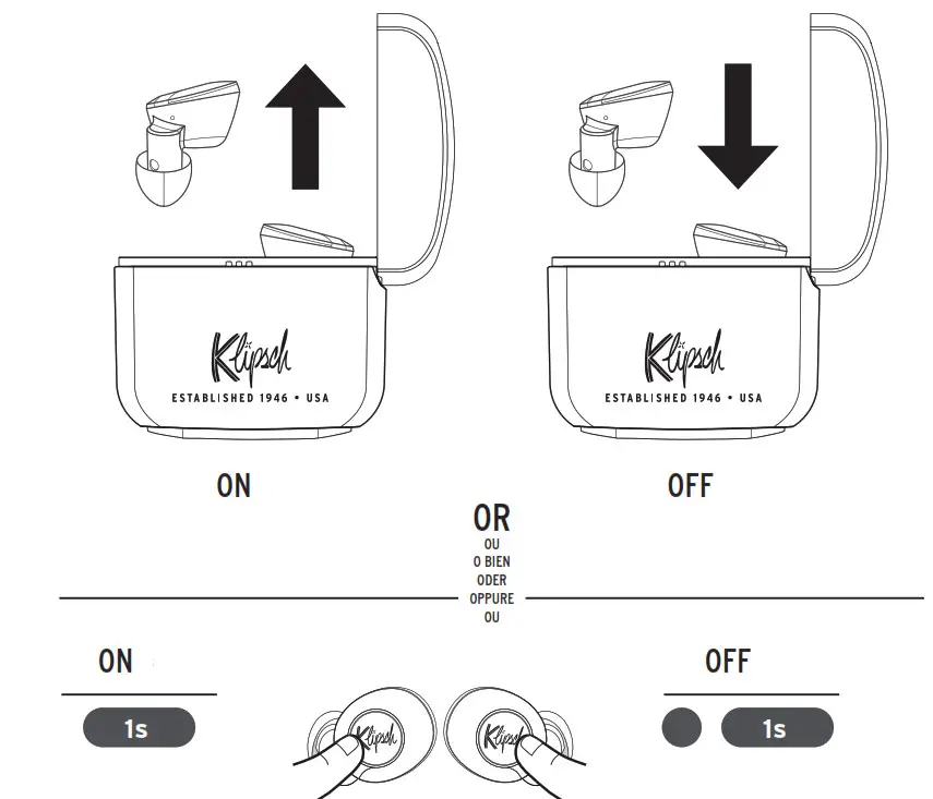 Klipsch T5 True Wireless ANC Earphones - fig