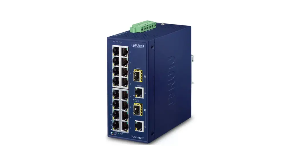Planet Ifgs-1022tf Industrial Ethernet Switch User Manual
