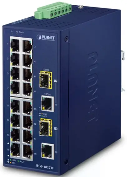 PLANET IFGS 1022TF Industrial Ethernet Switch