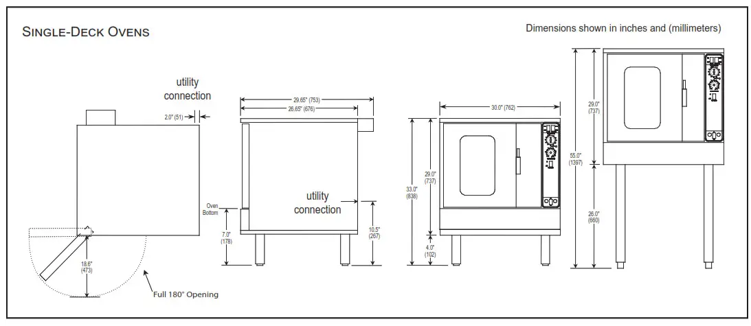 SOUTHBEND EH-10CCH Marathoner Gold Half Size Electric Convection Ovens - Fig2