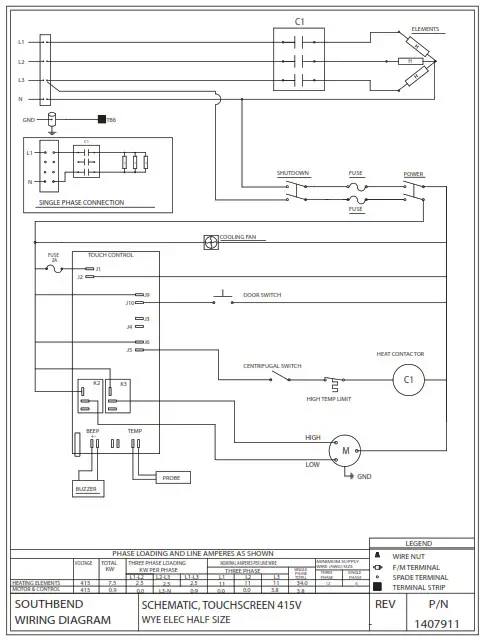 SOUTHBEND EH-10CCH Marathoner Gold Half Size Electric Convection Ovens - Fig47