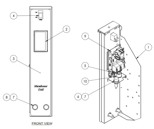 SOUTHBEND EH-10CCH Marathoner Gold Half Size Electric Convection Ovens - Fig53