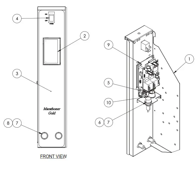 SOUTHBEND EH-10CCH Marathoner Gold Half Size Electric Convection Ovens - Fig54