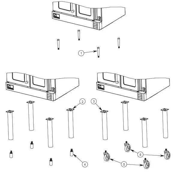 SOUTHBEND EH-10CCH Marathoner Gold Half Size Electric Convection Ovens - Fig56