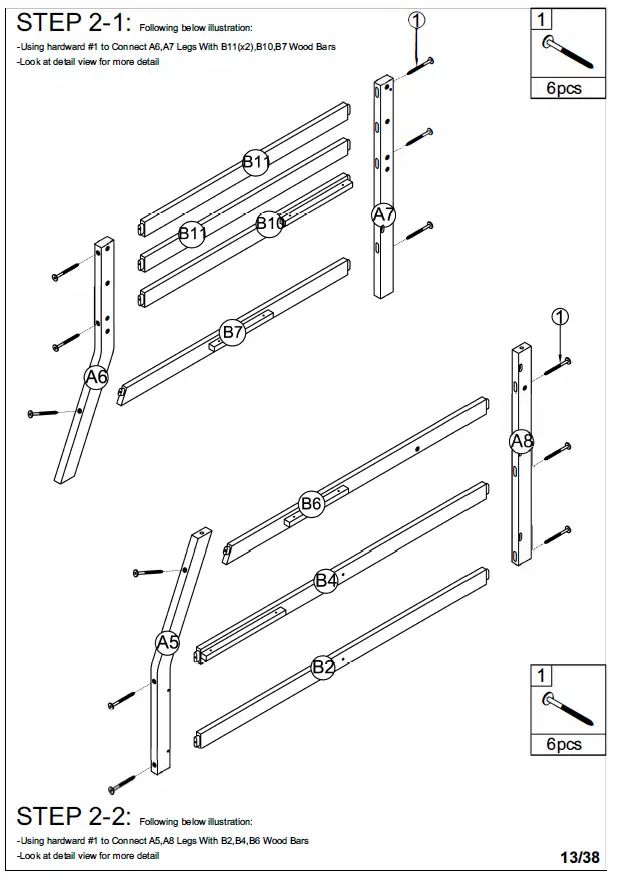 ModernLuxe L-LT000639AAE Twin Size Loft Bed with 7 Drawers 2 Shelves and Desk 11