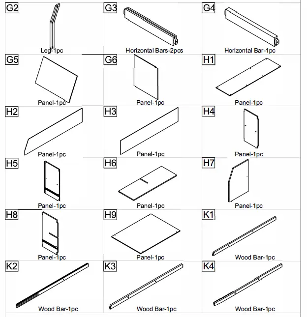 ModernLuxe L-LT000639AAE Twin Size Loft Bed with 7 Drawers 2 Shelves and Desk 5
