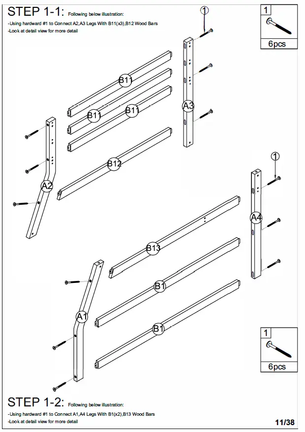 ModernLuxe L-LT000639AAE Twin Size Loft Bed with 7 Drawers 2 Shelves and Desk 9