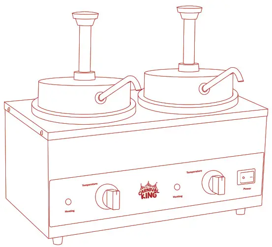 CARNIVAL KING 382RBW35 3.5 QT Condiment Warmers -