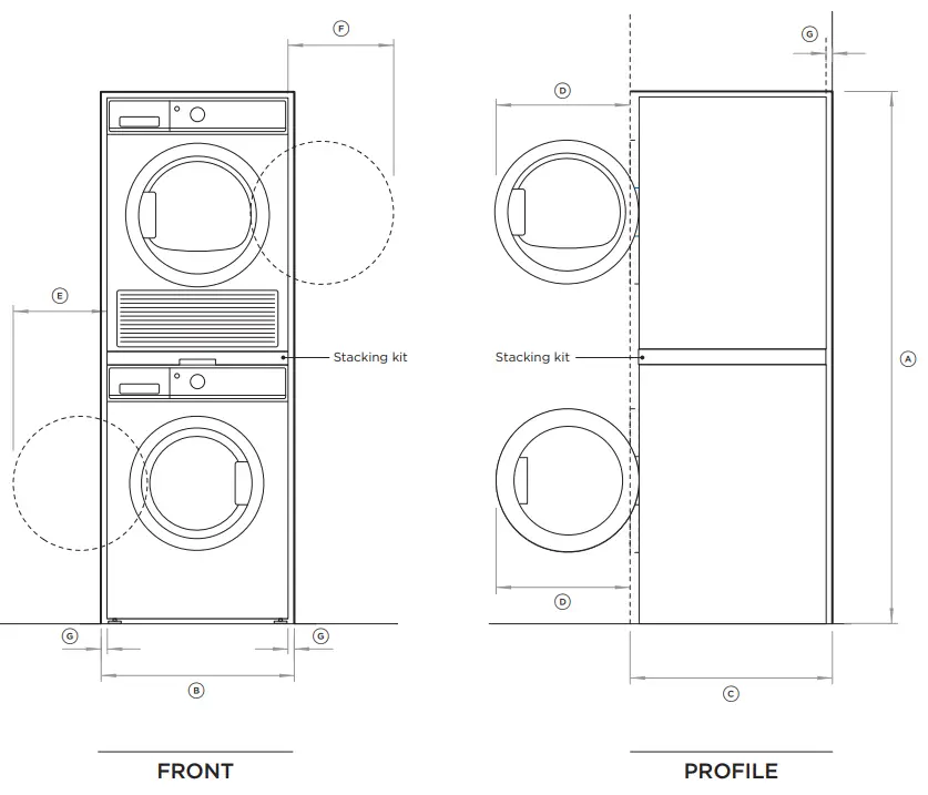 FISHER PAYKEL Front Loader Washing Machine and Dryer - WASHER 7