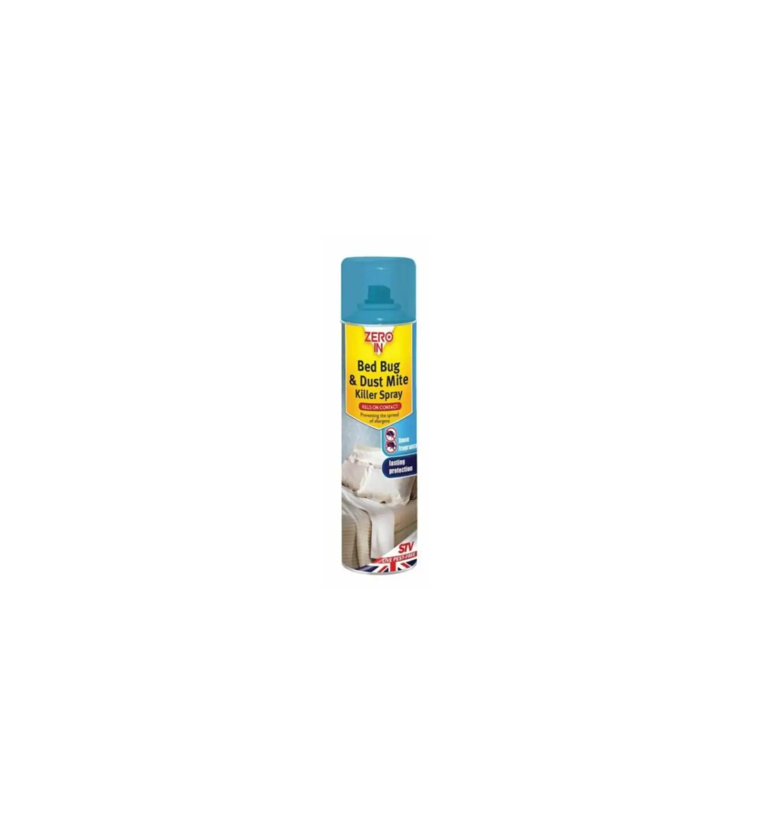Stv Zer968 Zero In Bed Bug And Dust Mite Killer 300ml Aerosol Instructions