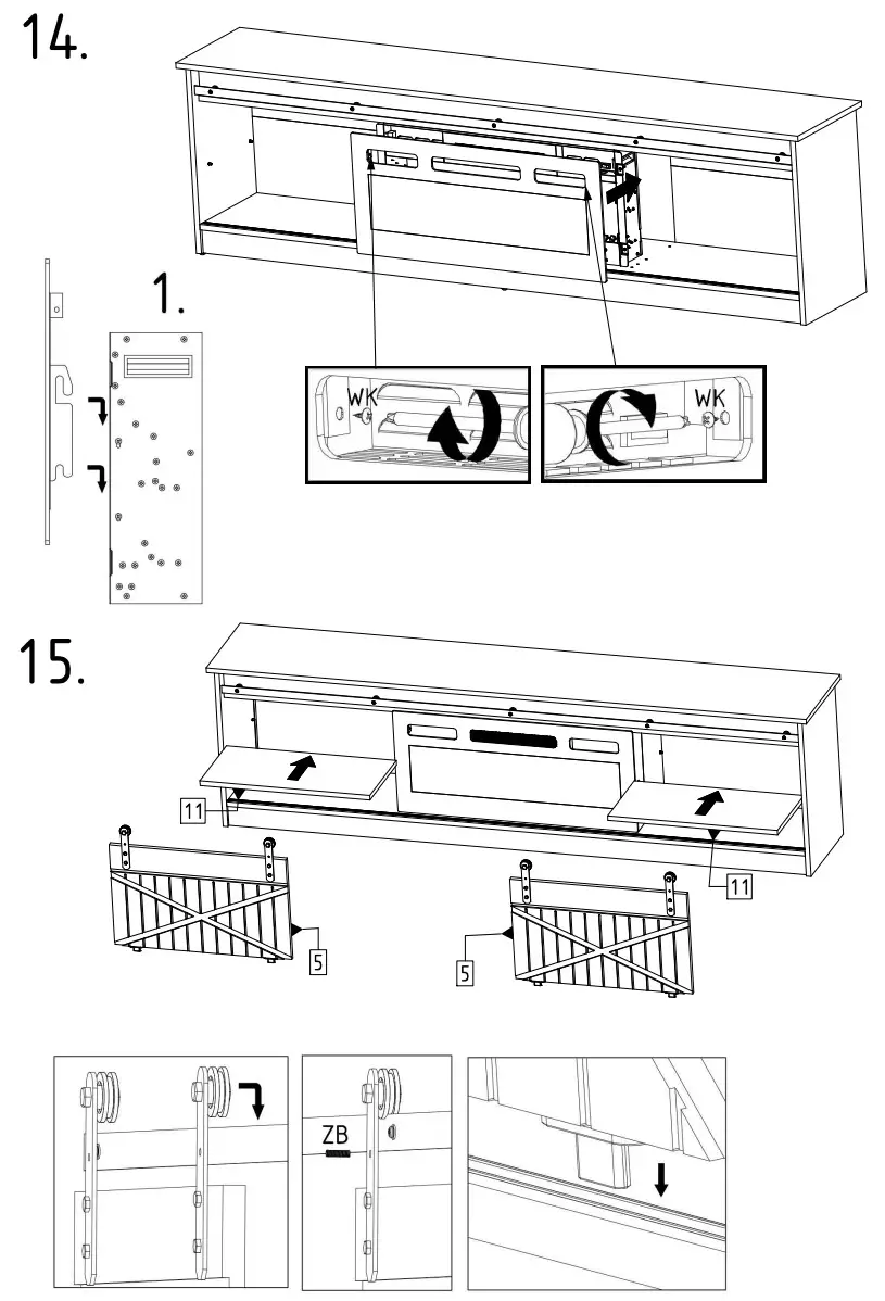 meble FURNITURE GRANERO O1 TV Stand - figure 10