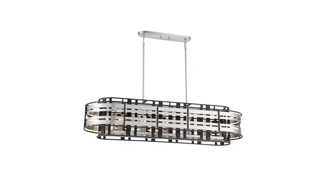 American Lighting N7989-420 Presten 12-light Brushed Nickel And Sand Coal Island Chandelier Instruction Manual
