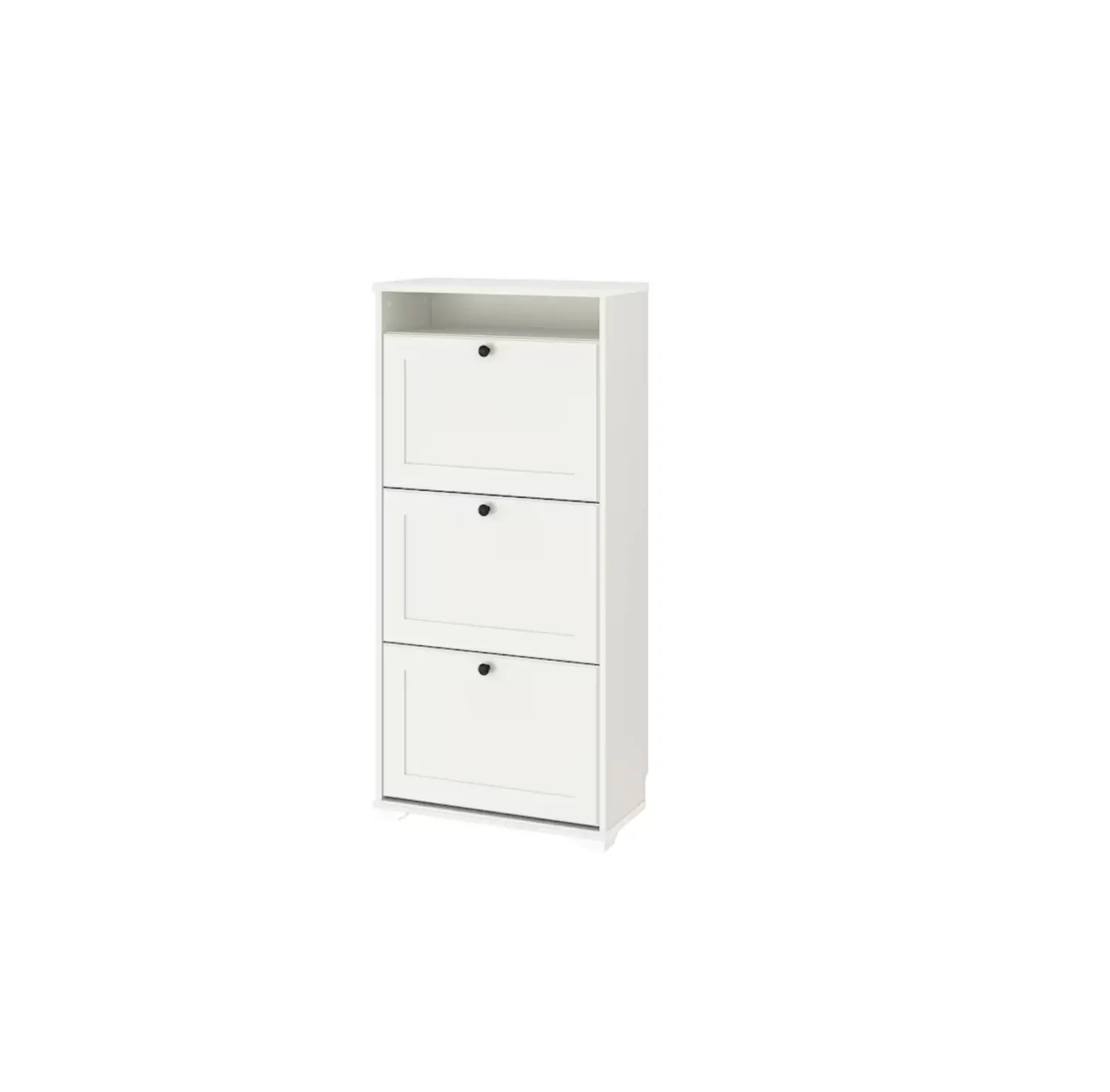 Ikea 804.803.93 Brusali Shoe Cabinet With 3 Compartments Instructions