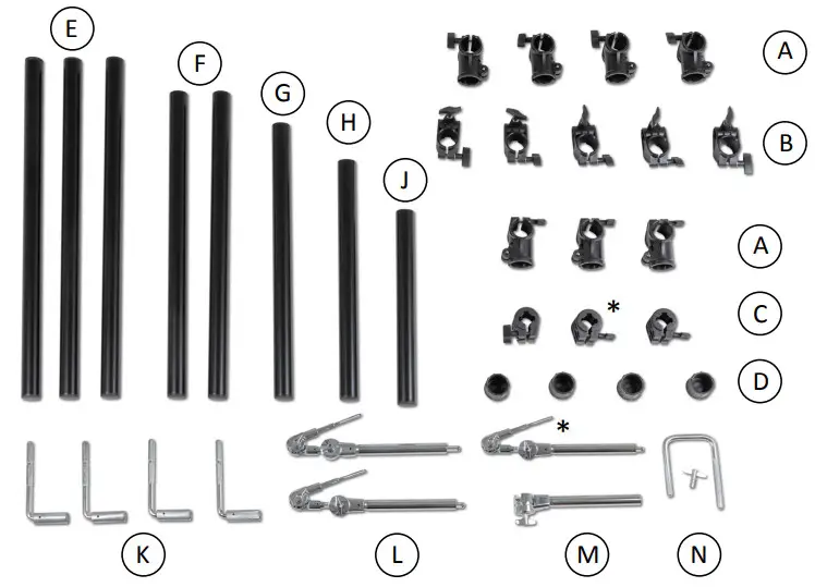 GEWA G3 Electronic Hi Hat Cymbals - figure 1