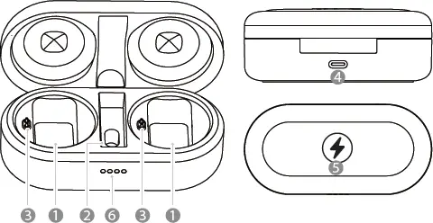 charging case parts
