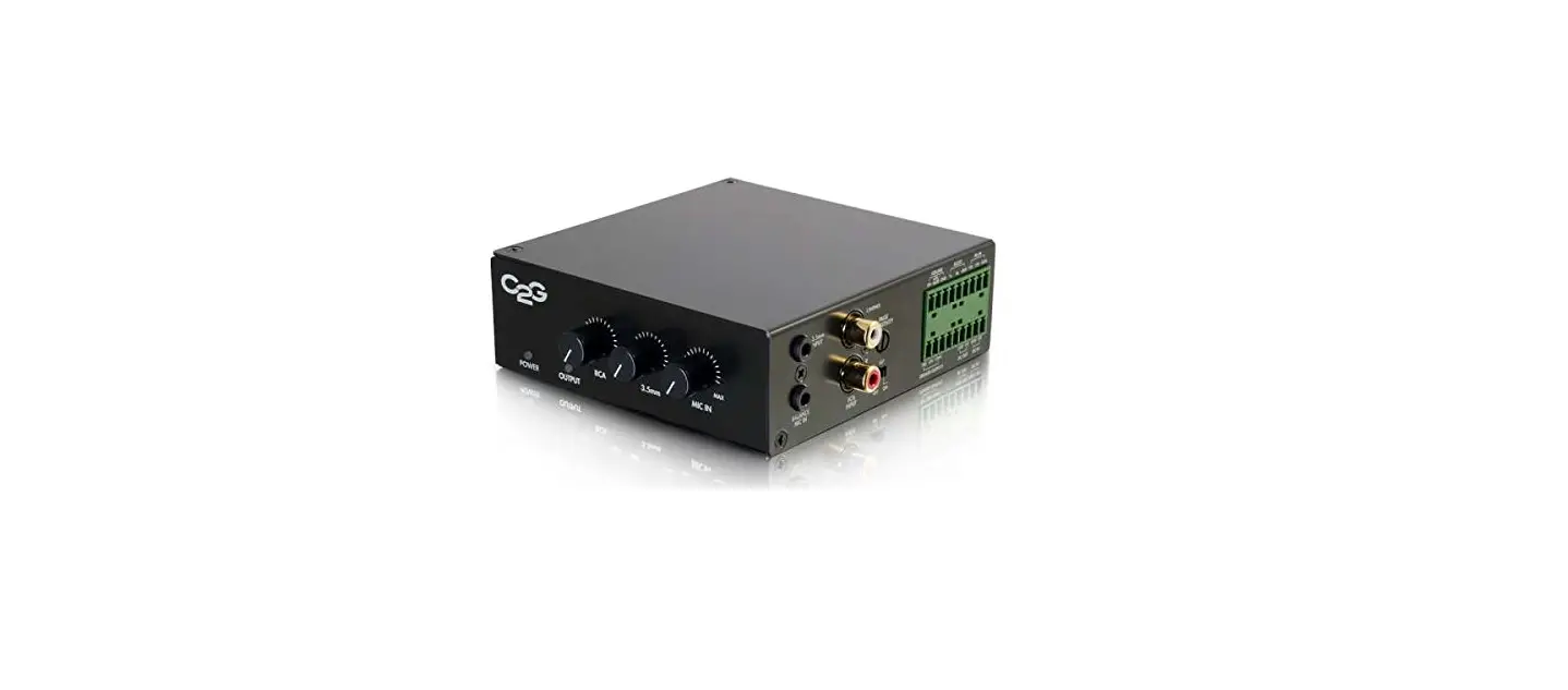 C2g 40881 50w 80hm & 70v Audio Amplifiers User Manual C2g 40881 50w 80hm & 70v Audio Amplifiers User Manual