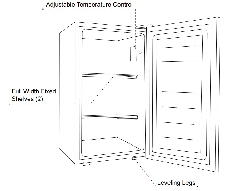 FR300SL ConServ 3 cu. ft. Midi Upright Freezer - PARTS