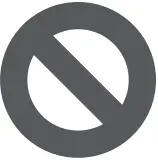 Prohibition symbol