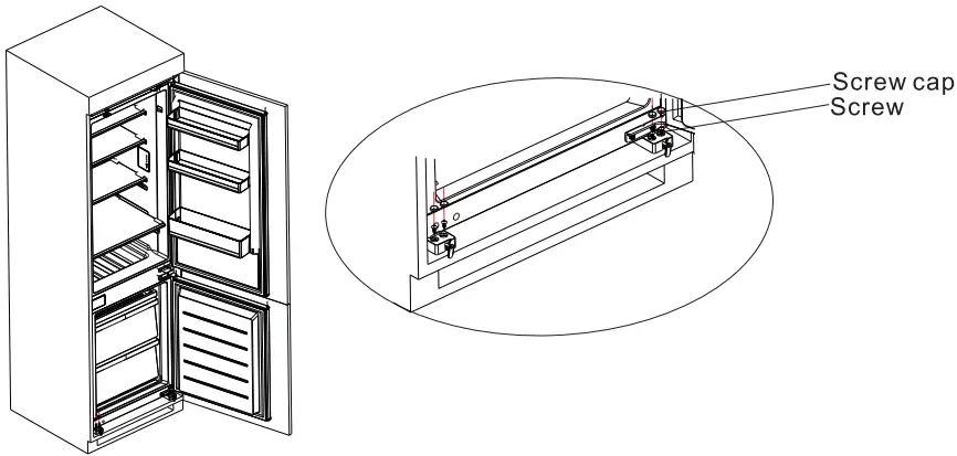 Installation in cabinet