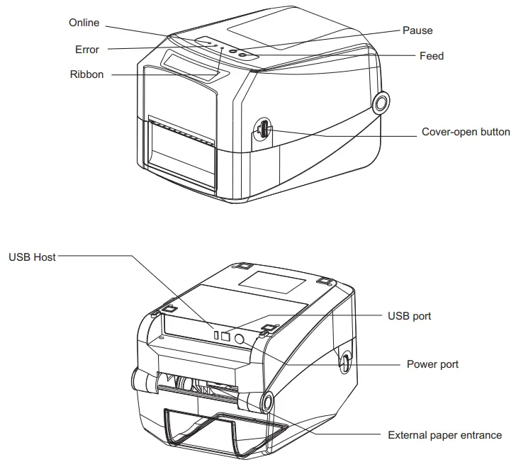 Gainscha Surpass Series Thermal Transfer Barcode Printer - fig 1