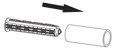 Gainscha Surpass Series Thermal Transfer Barcode Printer - ribbon roller 1