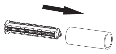 Gainscha Surpass Series Thermal Transfer Barcode Printer - ribbon roller